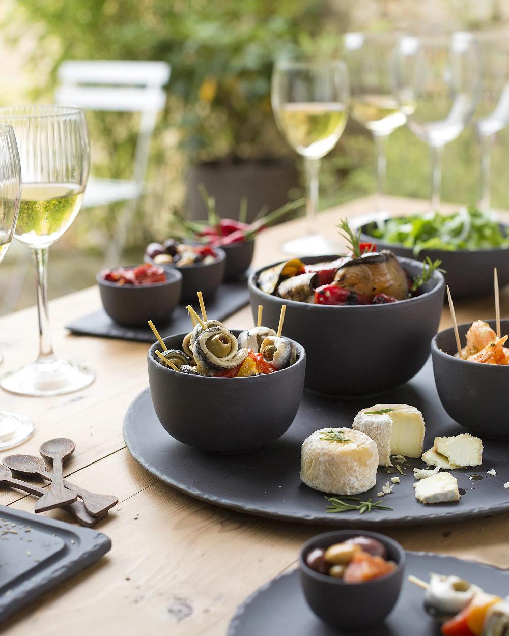 Revol Basalt Assiette Steak Bords Releves 39 5 CM