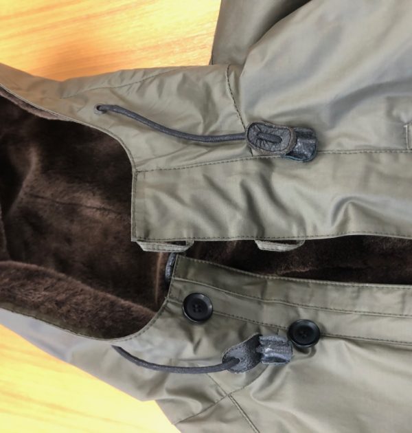 ricardo b.h. Parka en cuir de mouton imperméable – Hommes et femmes – Vert