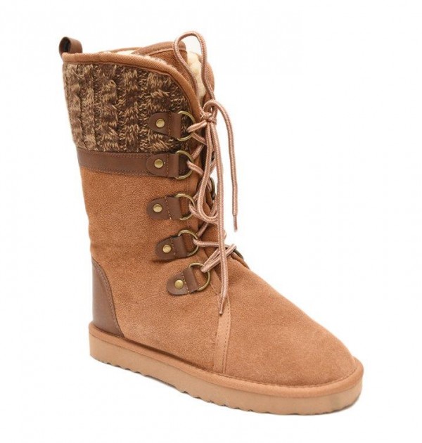 ricardo b.h. Bottes à lacets en cuir – Femmes – Marron