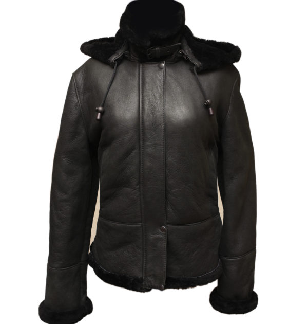 ricardo b.h. Veste en peau de mouton – Femmes – Noir