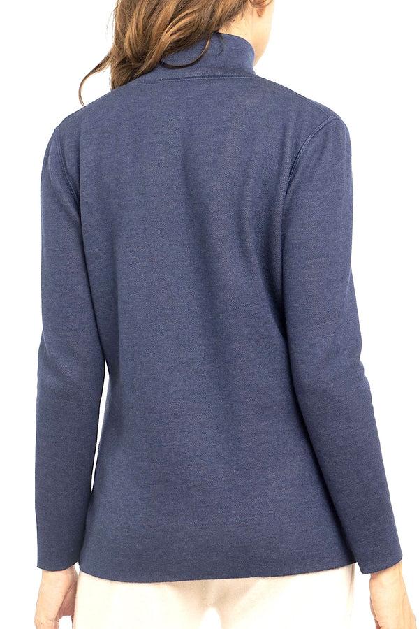 Richard Grand CARDIGAN ZIPPÉ RÉVERSIBLE BIC. 15075/43MLP