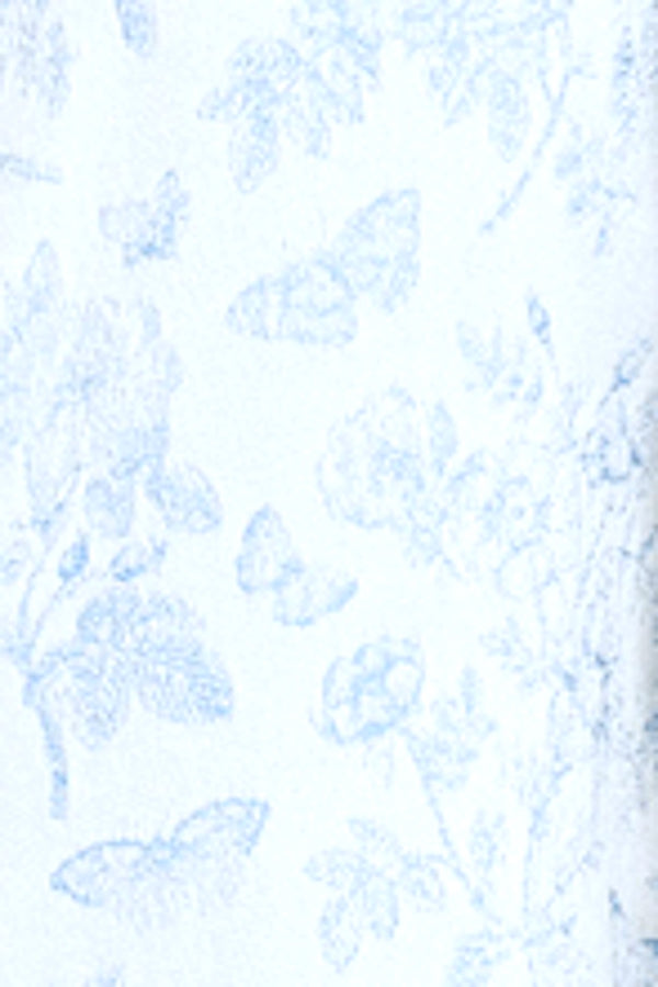 Richard Grand CHEMISE EN CACHEMIRE TOILE DE JOUY. D-25543/70MLPIC BLANC-ROYAL