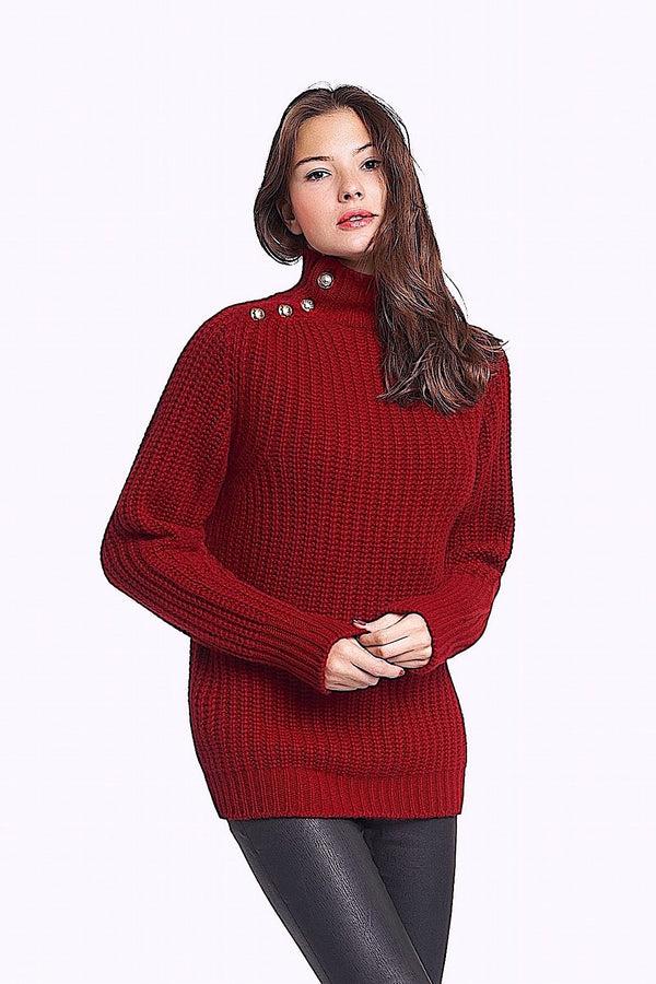 richard grand COL MONTANT EN CACHEMIRE À POINT DE PERLES. D-2026/50ML CRÈME