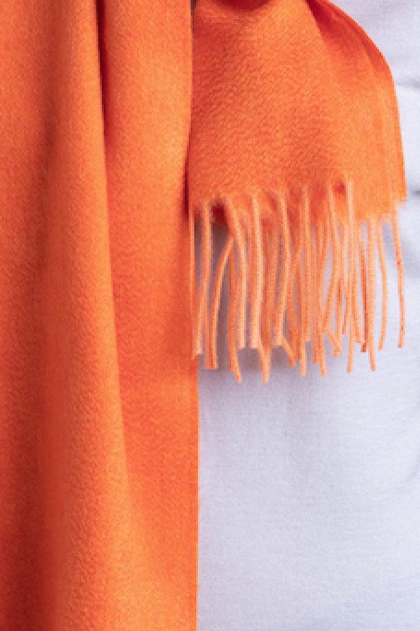 Richard Grand ÉCHARPE TISSÉE EN CACHEMIRE 2 TONS. 41004/16 BIC ORANGE