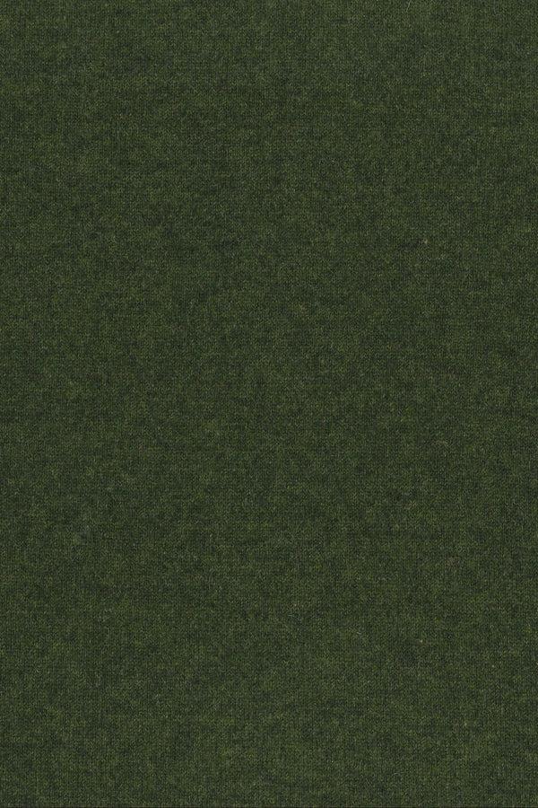 Richard Grand PULL AJUSTÉ EN CACHEMIRE UNI COL V. 12073/10ML KAKI
