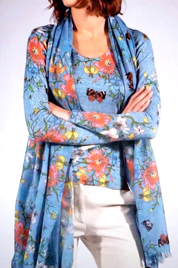 Richard Grand PULL FEMME COL U EXTRAFIN EN 80% CACHEMIRE 20% SOIE. 77200/21MLST456