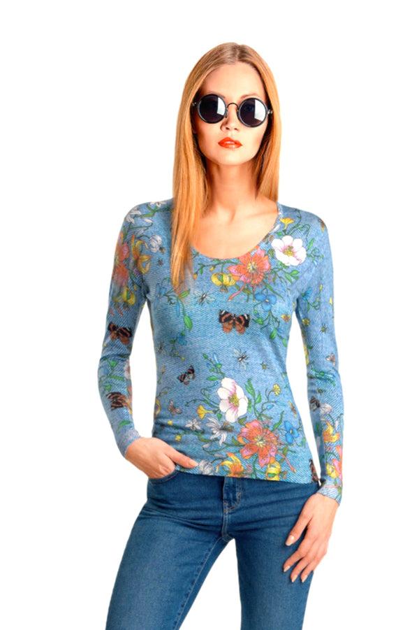 richard grand PULL FEMME COL U EXTRAFIN EN 80% CACHEMIRE 20% SOIE. 77200/21MLST456