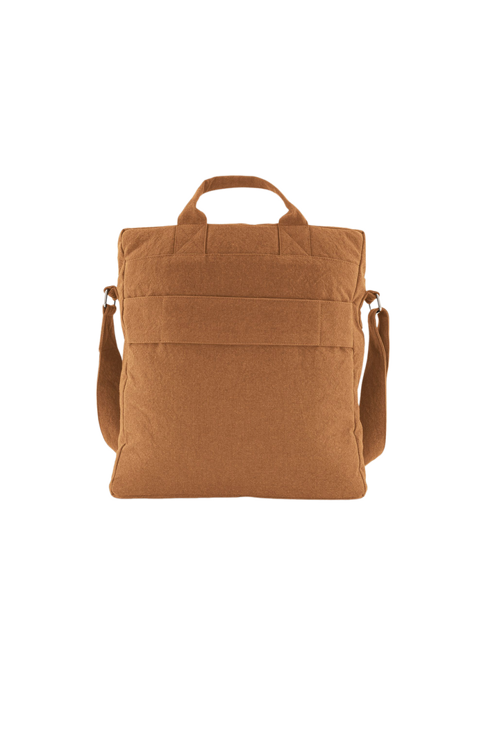 Rive Droite Achille Le Nouveau City Bag Coton Recyclé Camel