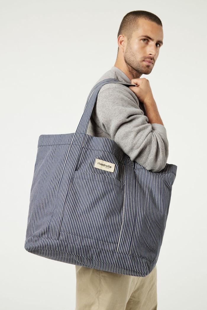 Rive Droite Amelot Le Sac Cabas Coton Recyclé Océan