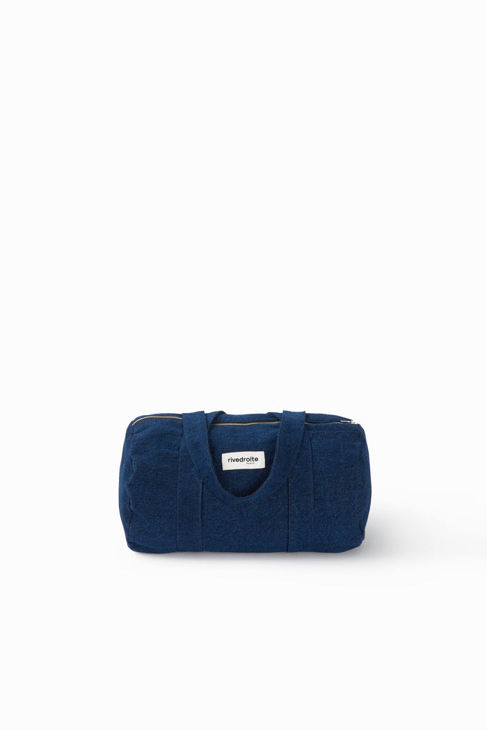 Rive Droite Ballu Le Petit Sac Polochon Denim Brut Upcyclé