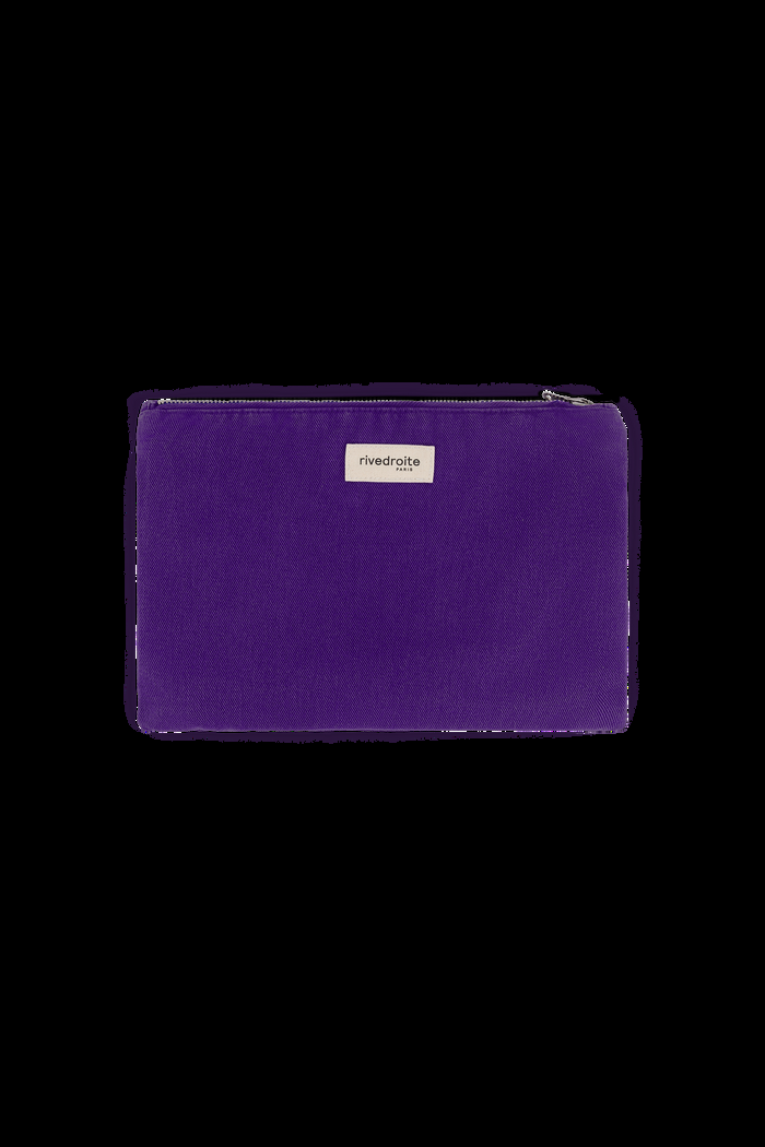 Rive Droite Barbette Medium La Pochette Sergé De Coton Malibu Purple