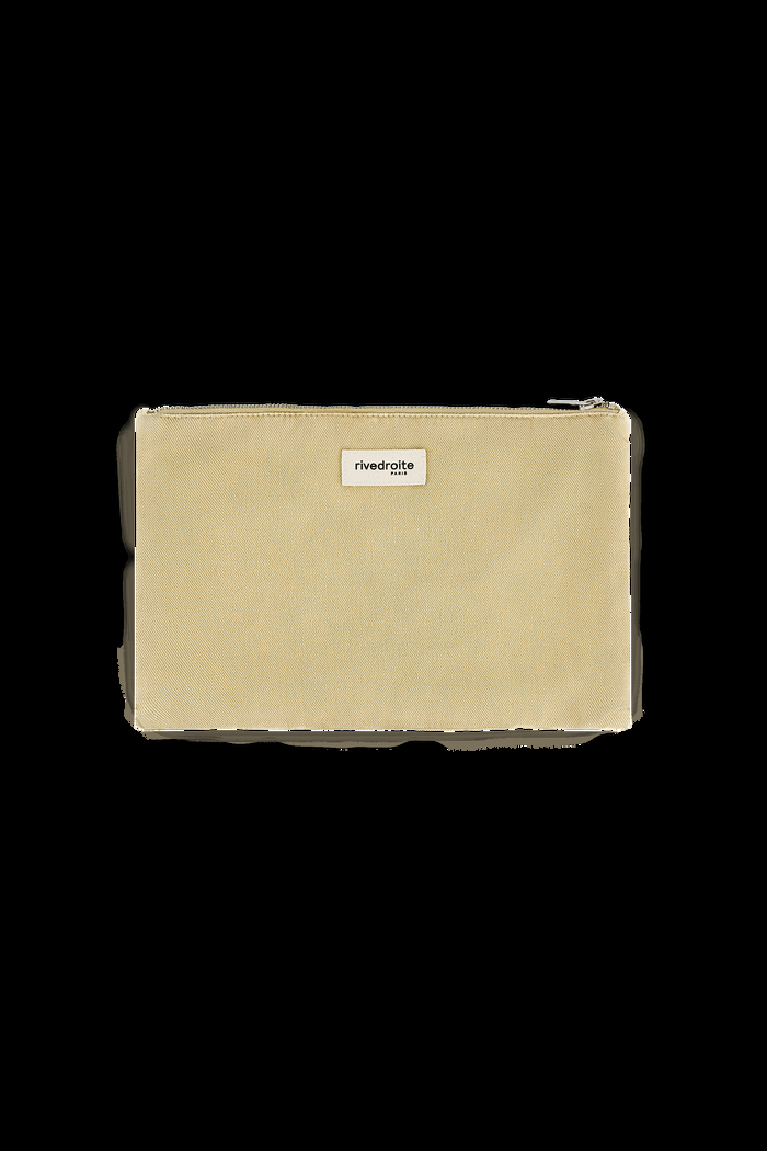 Rive Droite Barbette Medium La Pochette Sergé De Coton Santa Monica Beige