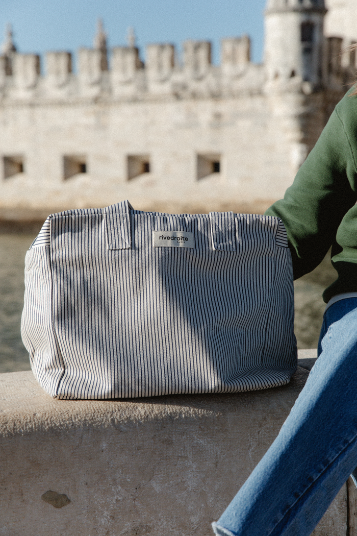 rive droite Célestins le sac 24 heures Coton recyclé Écume