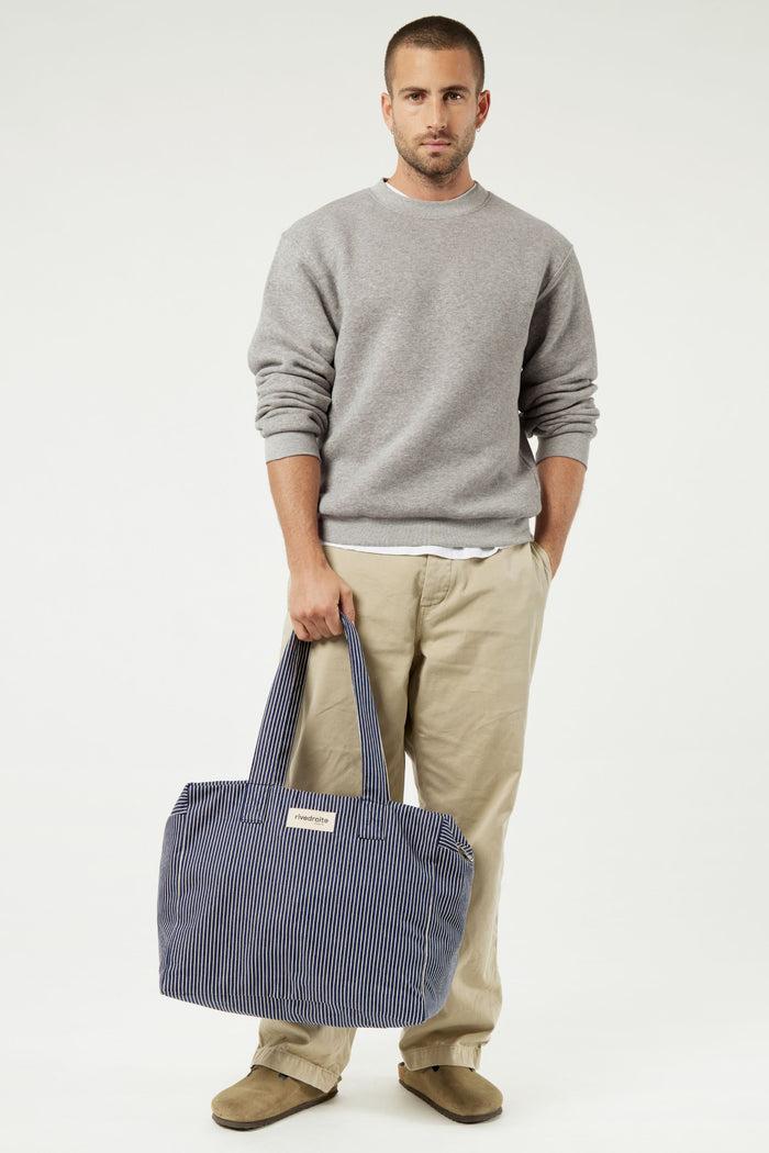 Rive Droite Célestins Le Sac 24 Heures Coton Recyclé Océan