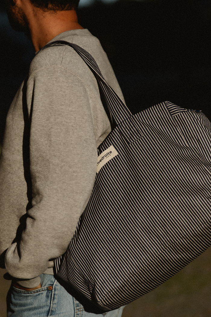 rive droite Célestins le sac 24 heures Coton recyclé Océan