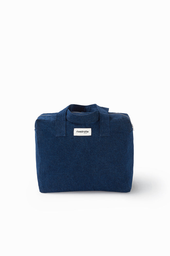Rive Droite Célestins Le Sac 24 Heures Denim Brut Upcyclé
