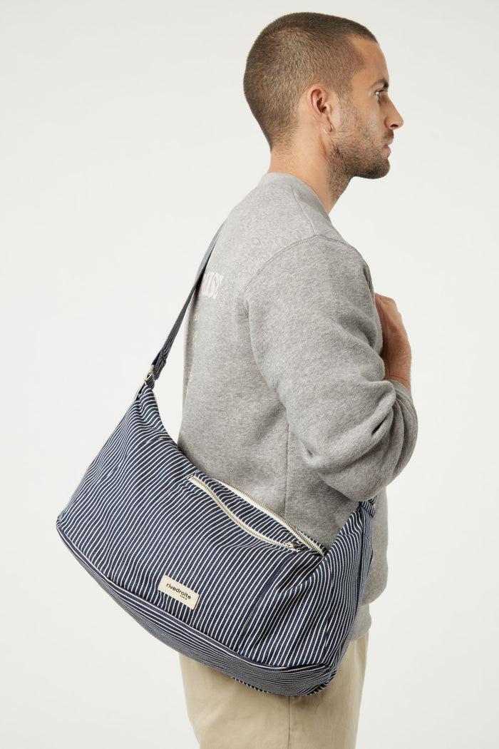 Rive Droite Charlot Le Sac Crossbody Coton Recyclé Océan