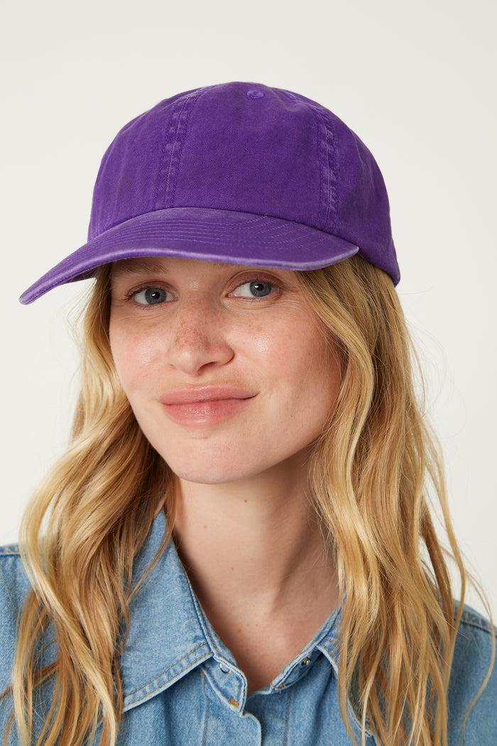 Rive Droite Colette La Casquette Sergé De Coton Malibu Purple