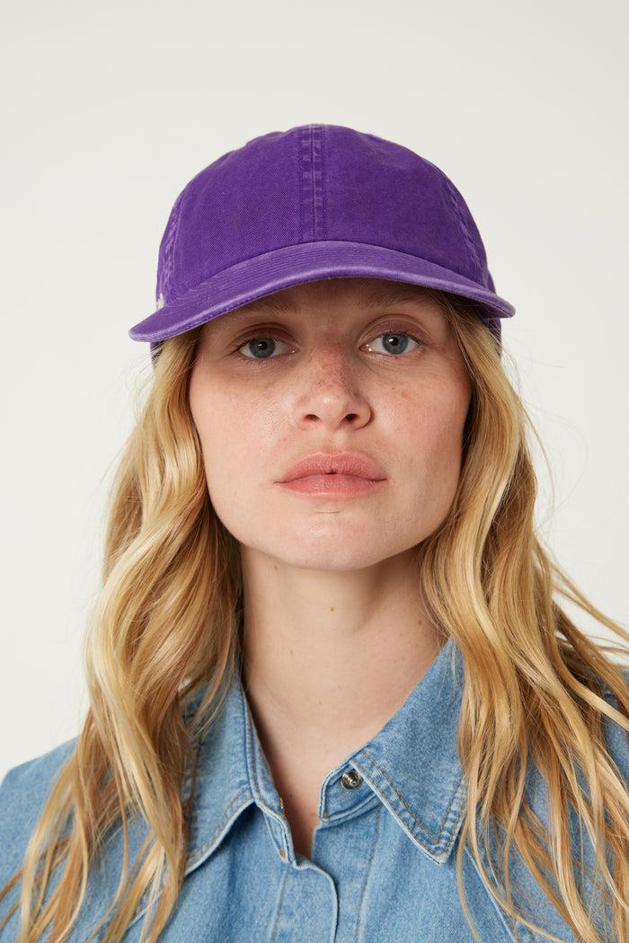 Rive Droite Colette La Casquette Sergé De Coton Malibu Purple