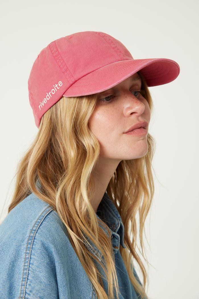 rive droite Colette la casquette Sergé de coton Melrose Pink