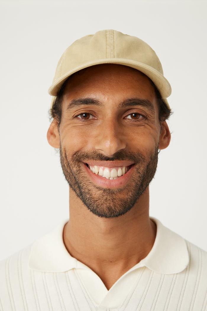 rive droite Colette la casquette Sergé de coton Santa Monica Beige