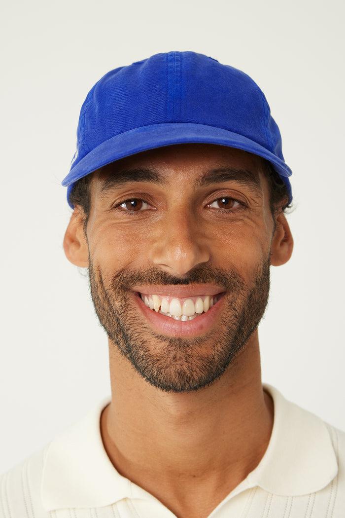 rive droite Colette la casquette Sergé de coton Venice Blue