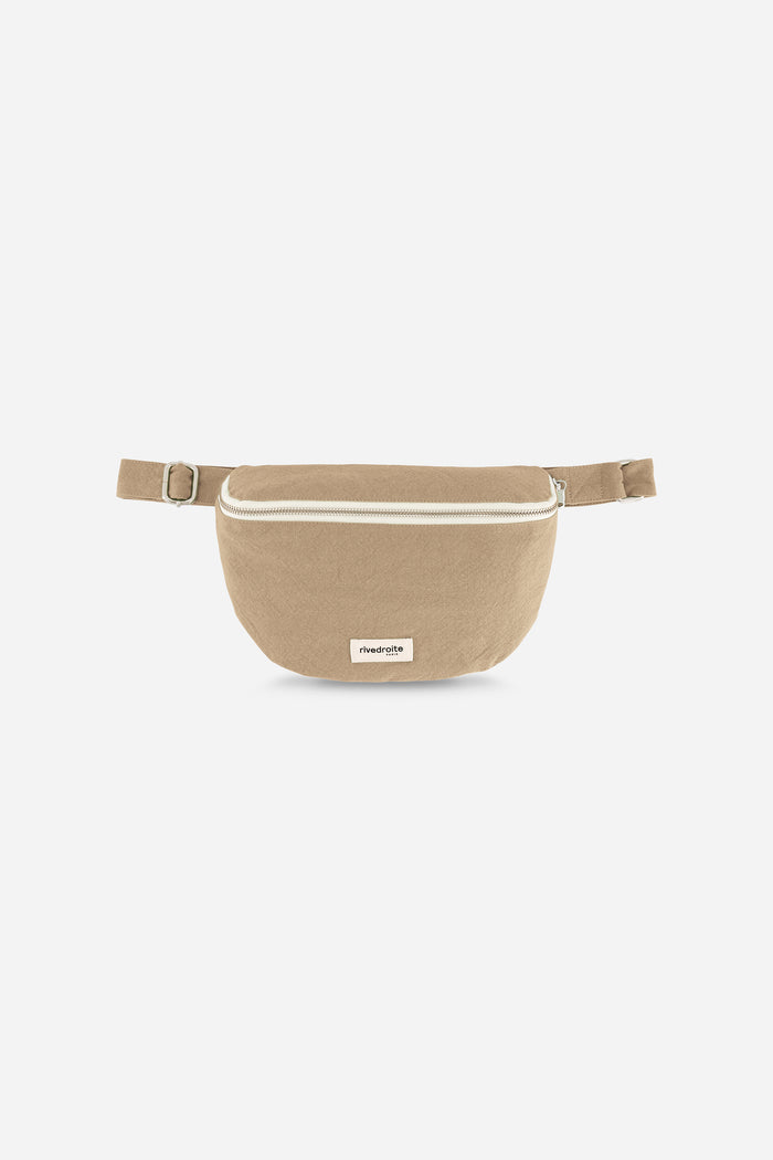 Rive Droite Custine Le Sac Banane Coton Recyclé Beige