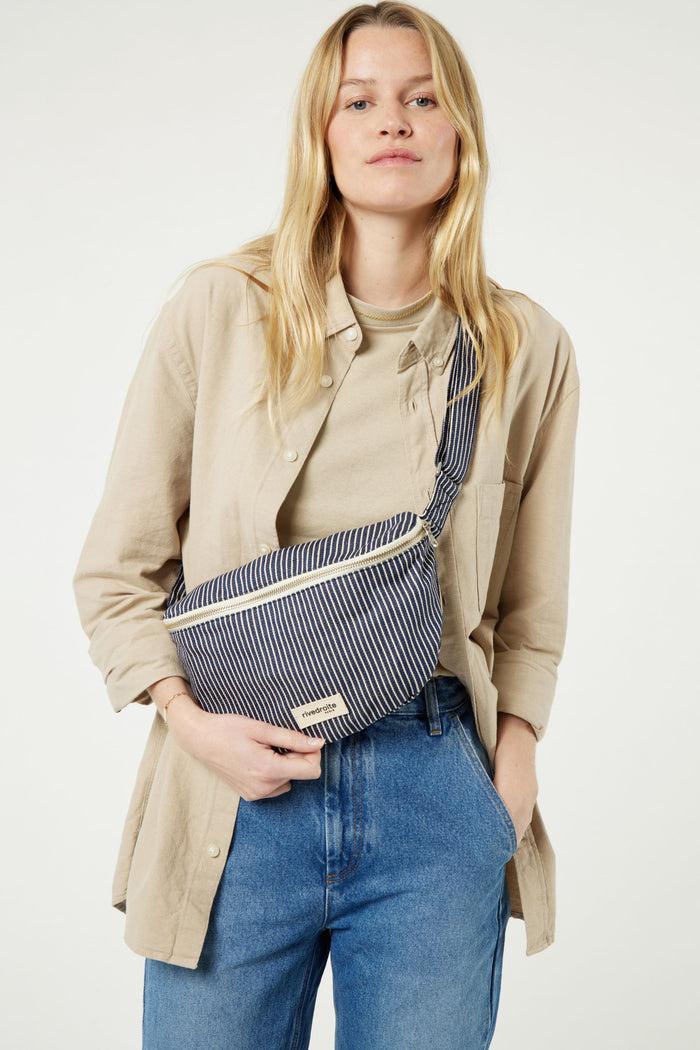 Rive Droite Custine Le Sac Banane Coton Recyclé Océan