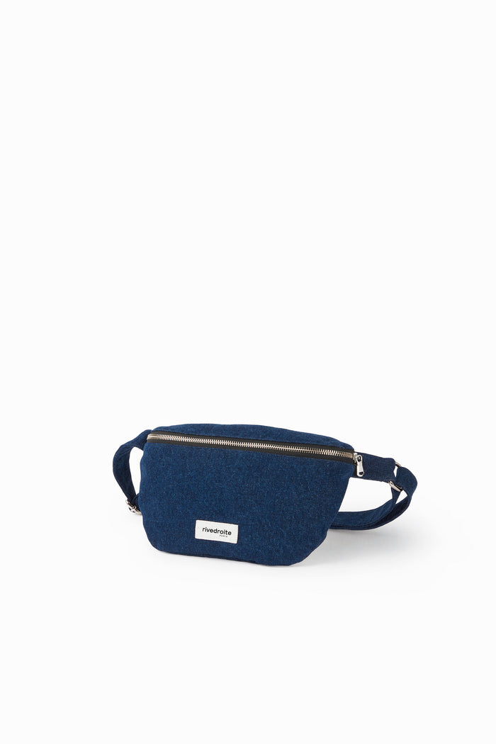 Rive Droite Custine Le Sac Banane Denim Brut Upcyclé