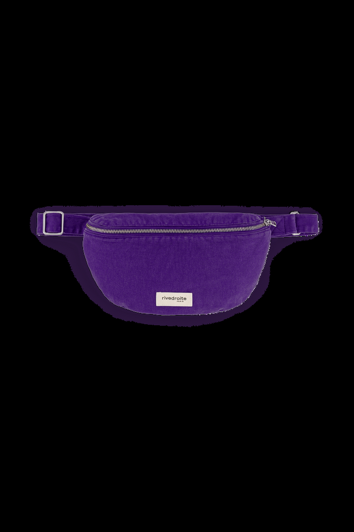 Rive Droite Custine Le Sac Banane Sergé De Coton Malibu Purple