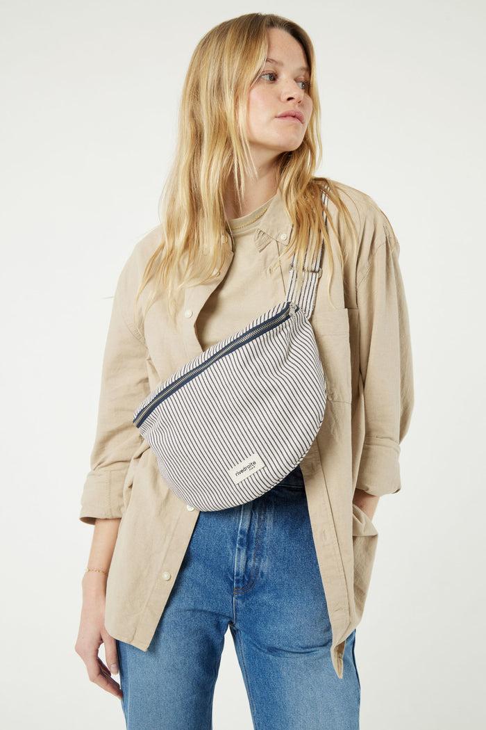 Rive Droite Custine XL Le Sac Banane Coton Recyclé Écume