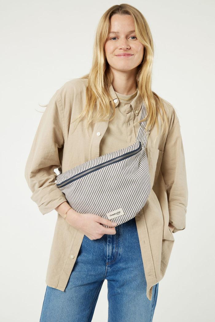 Rive Droite Custine XL Le Sac Banane Coton Recyclé Écume
