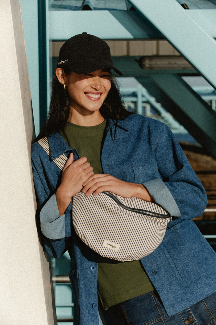 rive droite Custine XL le sac banane Coton recyclé Écume