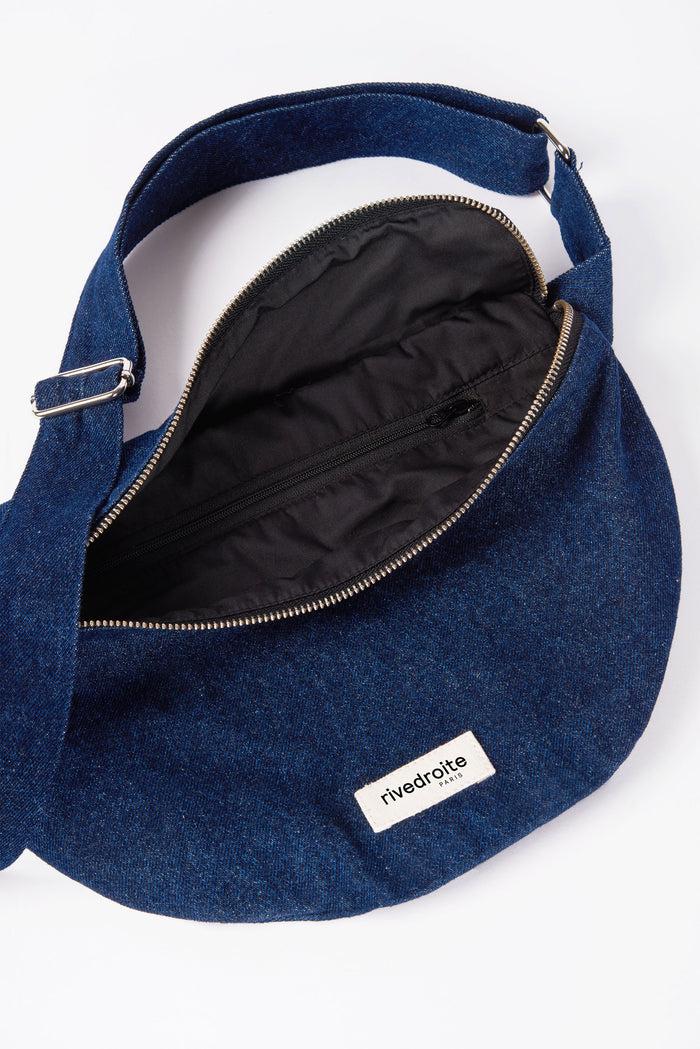 Rive Droite Custine XL Le Sac Banane Denim Brut Upcyclé