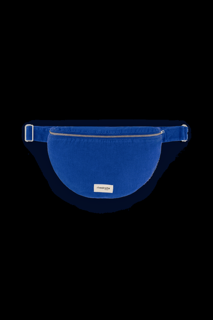 Rive Droite Custine XL Le Sac Banane Sergé De Coton Venice Blue