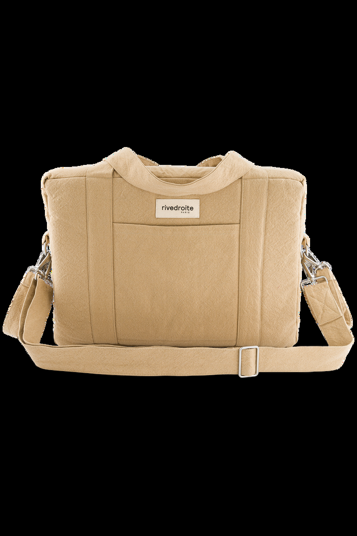 Rive Droite Darcy L'anti Sac à Langer Coton Recyclé Beige