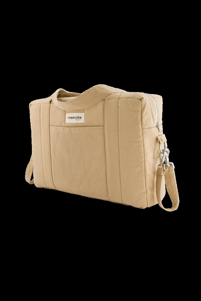 Rive Droite Darcy L'anti Sac à Langer Coton Recyclé Beige