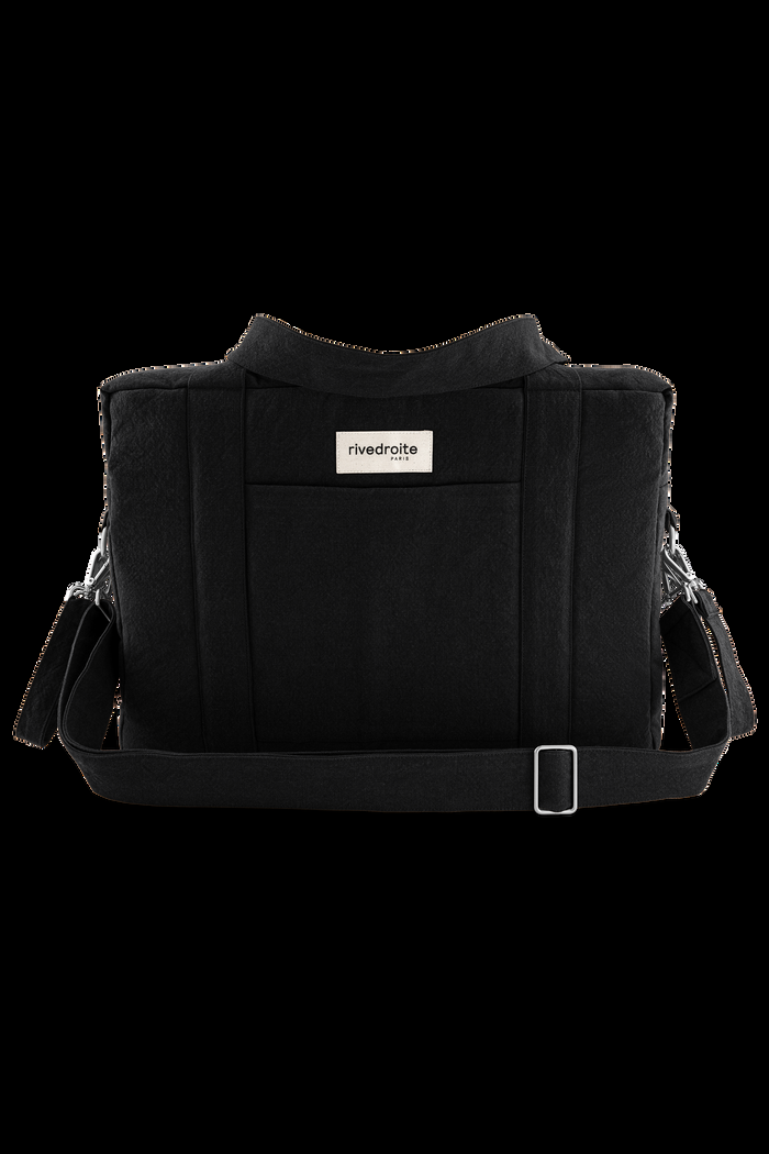 Rive Droite Darcy L'anti Sac à Langer Coton Recyclé Noir