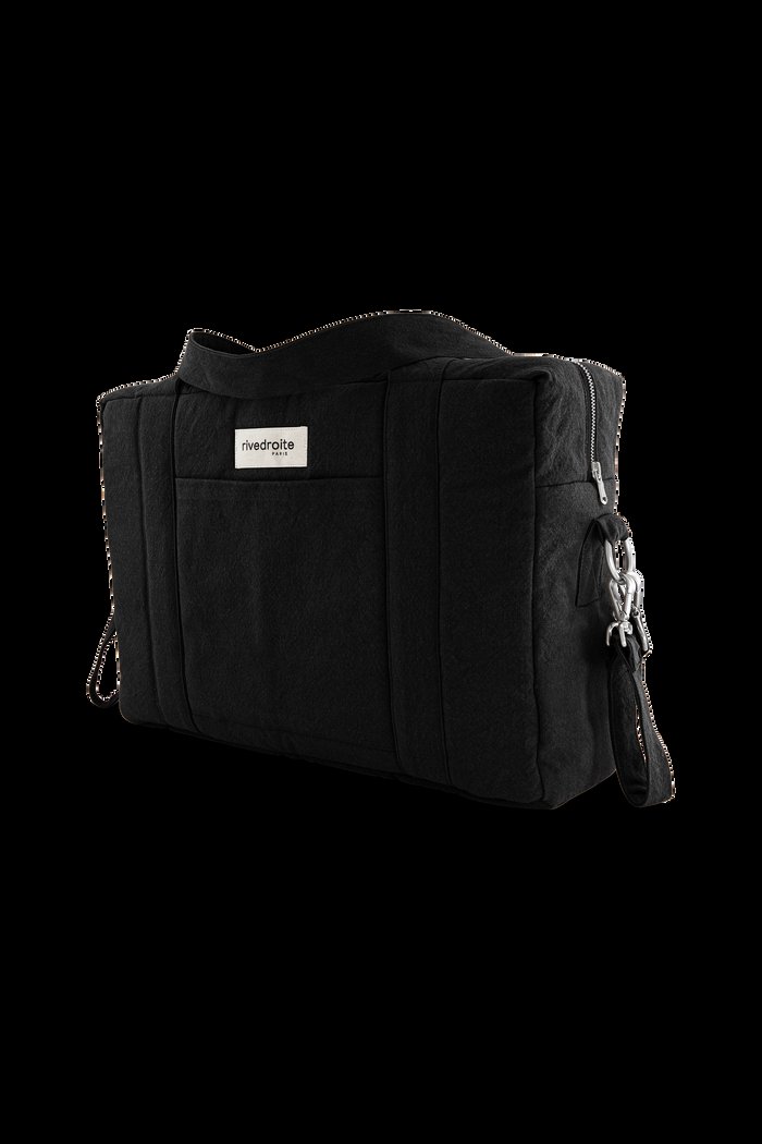 Rive Droite Darcy L'anti Sac à Langer Coton Recyclé Noir
