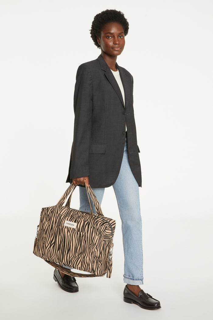 rive droite Darcy l'anti sac à langer Coton recyclé Zèbre