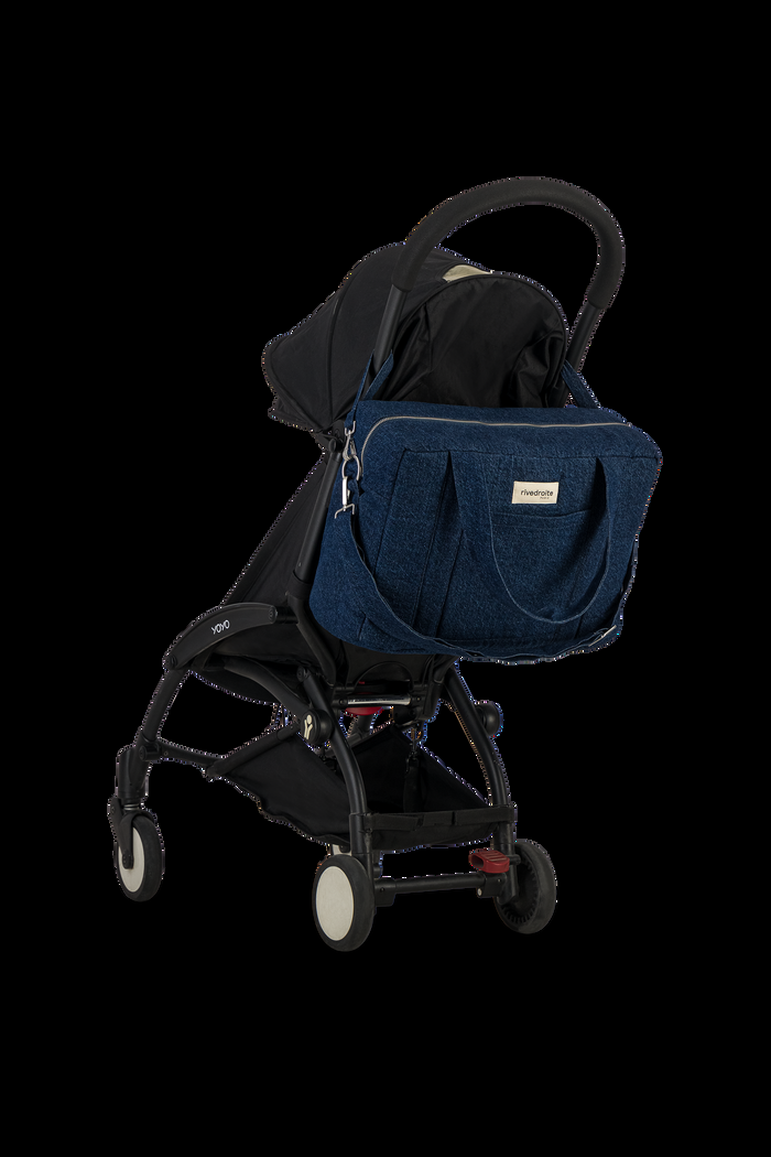 Rive Droite Darcy L'anti Sac à Langer Denim Brut Upcyclé
