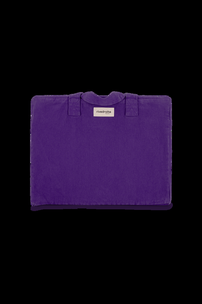 Rive Droite Elzévir Le Grand Sac Weekend Sergé De Coton Malibu Purple