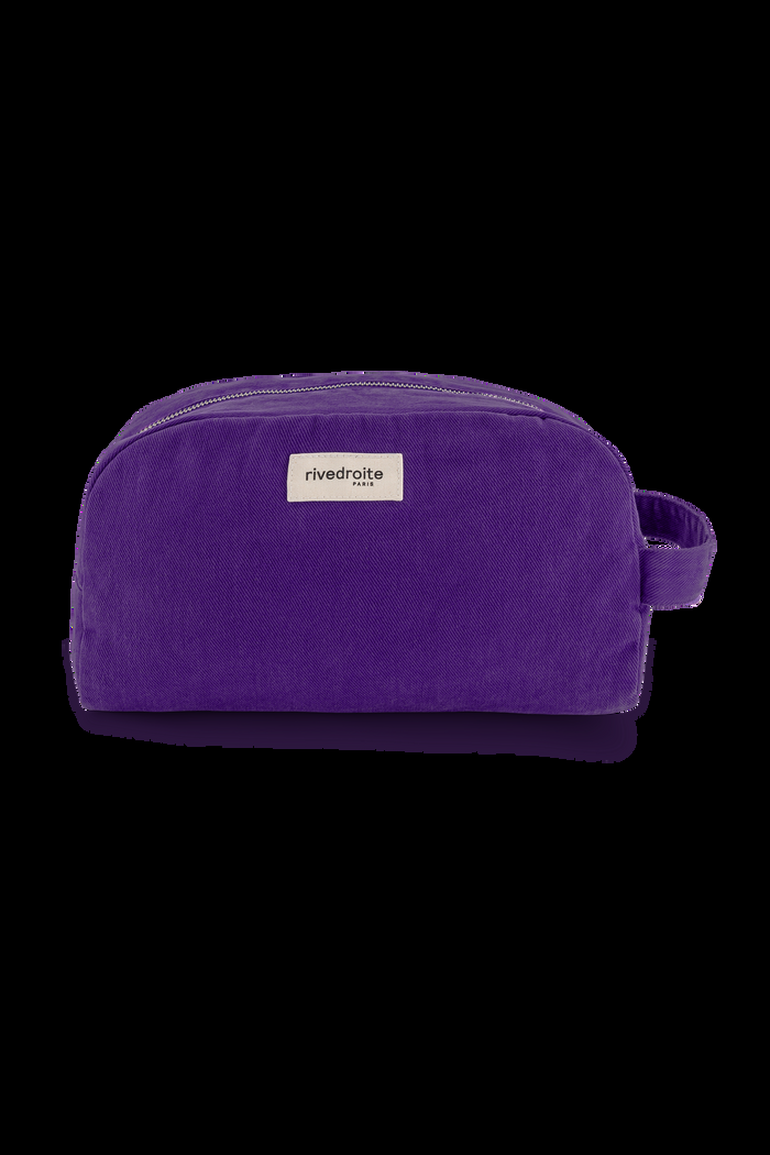 Rive Droite Hermel La Trousse De Toilette Sergé De Coton Malibu Purple