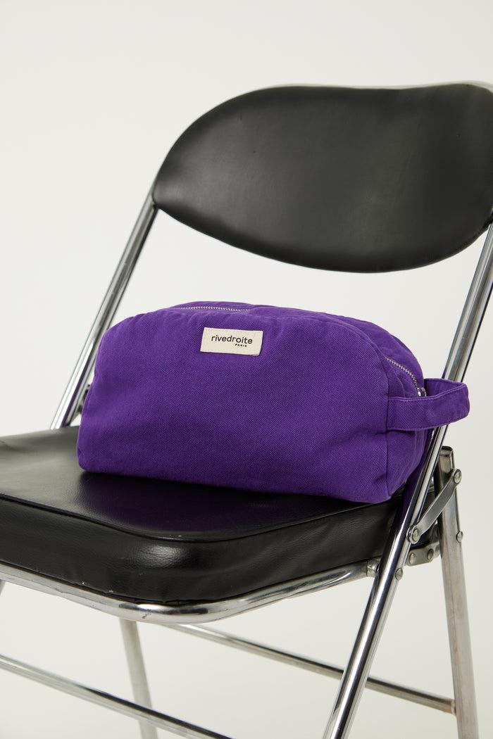 rive droite Hermel la trousse de toilette Sergé de coton Malibu Purple