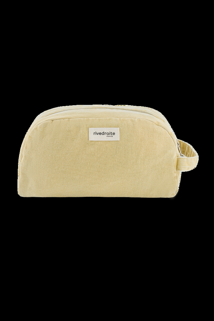 Rive Droite Hermel La Trousse De Toilette Sergé De Coton Santa Monica Beige
