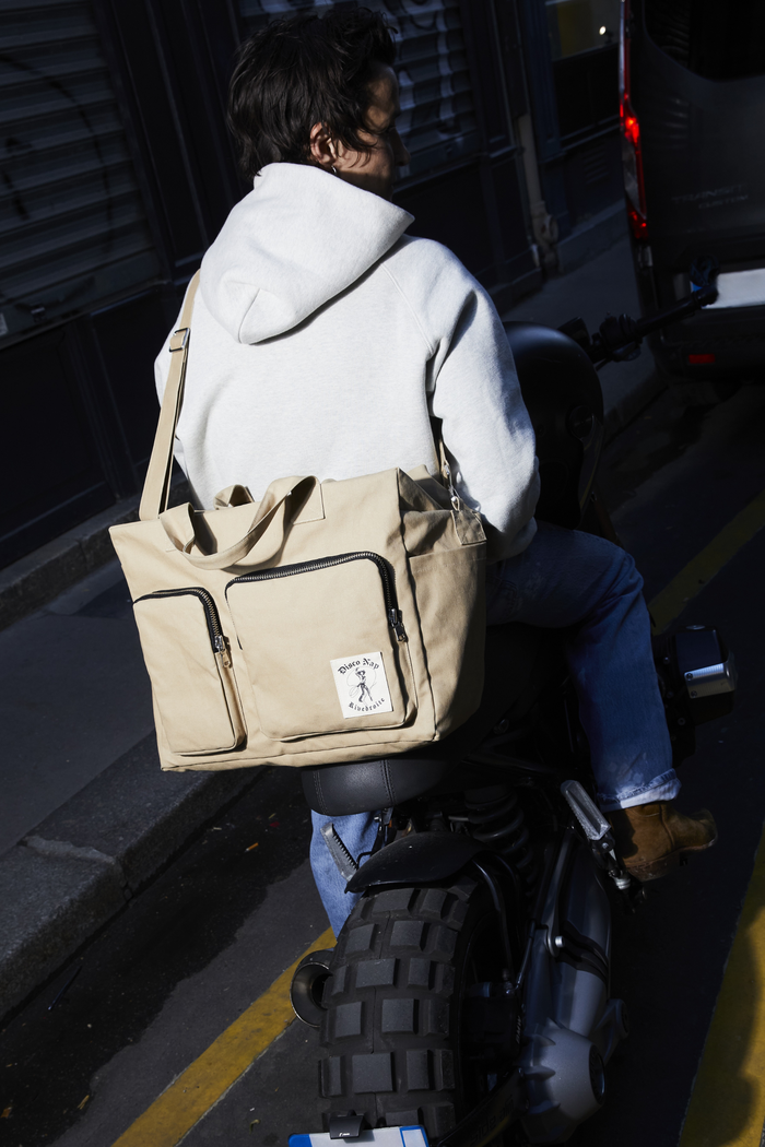 Rive Droite Klaus Le Weekender Coton Recyclé Ciré Beige