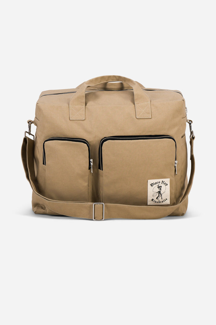 Rive Droite Klaus Le Weekender Coton Recyclé Ciré Beige