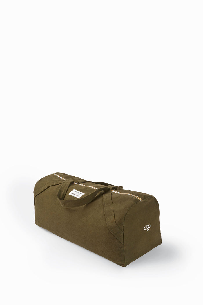 Rive Droite Le Sac De Yoga En Collaboration Avec Lili Barbery Coton Recyclé Kaki