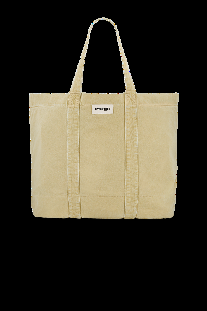 Rive Droite Marcel Le Cabas XL Sergé De Coton Santa Monica Beige
