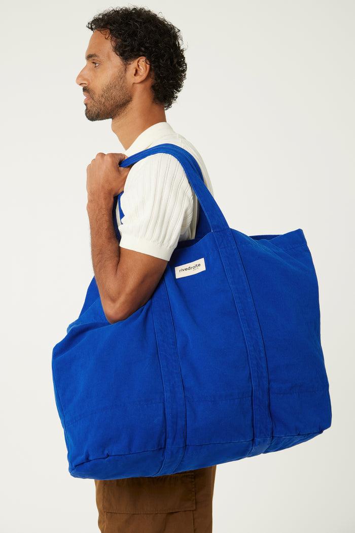 Rive Droite Marcel Le Cabas XL Sergé De Coton Venice Blue